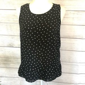 Elle | Polka Dot Peplum Top